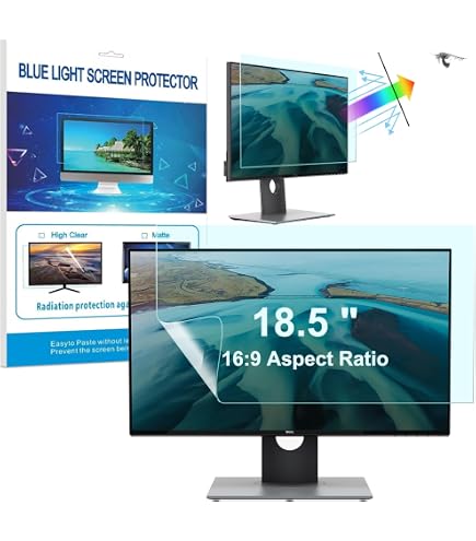 Pellicola Protettiva Brotect Per PC Touch 18.5 Pollici – Trasparente Anti-Impronte, 410x231 Mm, Made In Germany