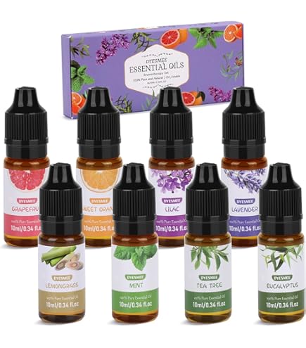 Etherische Oliën Set 6x10ML, 100% Natuurlijke Aromatherapie Geurolie Etherische Oliën Set 6x10ML, 100% Natuurlijke Aromatherapie Geurolie