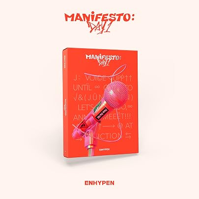 ENHYPEN – Album [ORANGE BLOOD] KSANA Ver. – Photo Book + CD + Cartes Photos Aléatoires + Poster + Badges
