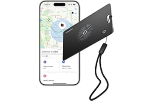 LULULOOK Smartcard Tracker, Dünne Geldbörsen Tracker Karte, funktioniert mit Apple Find My (Nur iOS, Nicht für Android), Bluetooth Wallet Tracker für iProdukten Wo ist App, IP68 Wasserdicht