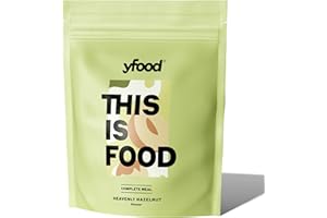 ‎YFOOD yfood Trinkmahlzeit Heavenly Hazelnut – 12 Mahlzeiten à 400 kcal in Pulverform – 25g Protein, Vitamine & Mineralstoffe - Geschmack: Haselnuss
