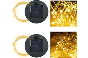 ‎LIFEMET lifemet Solarleuchten Ersatzaufsatz -Solarmodule für Gartenbeleuchtung Gießkanne Warm Lights Units Ersatz Solarlaterne LED IP65 Wasserdicht DIY-Ersatz-Dekolicht Bundle 2 Stück