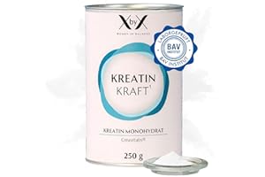 ‎XBYX XbyX Kreatin Kraft | 100% Creatin Monohydrat Pulver für Frauen | Höchste Bioverfügbarkeit | Creatin für Muskeln & körperliche Leistung | Geschmacksneutral & vegan | Muskelaufbau Pulver | Supplement