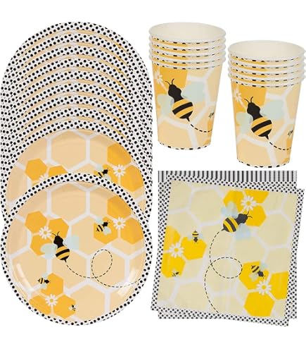 Pettersson Und Findus Party-Set – 68-teilig Für Bis Zu 16 Kinder (Teller, Becher, Servietten, Trinkhalme)
