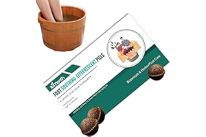 Pacienjo Tabletten für Fußbad | Pille für die Füße mit grünem Tee mit Ingwer Effektive und sichere Tabletten für die Füße | Sanfte Fußpflege, natürliches Einweichen für Fußbäder,