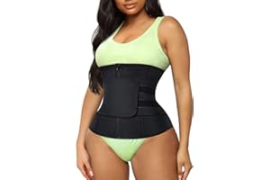 Chumian Ceinture de Sudation Femme Serre Taille Cincher Corset Minceur Ceinture Abdominale Amincissante Néoprène