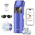 Laser Hair Removal for Women, Hyper Triple-Pulse IPL Hair Removal Device, Sapphire Painless Ice-Cooling Contact, Long-Lasting Professional Hair Removal Device with Smart App - Violet