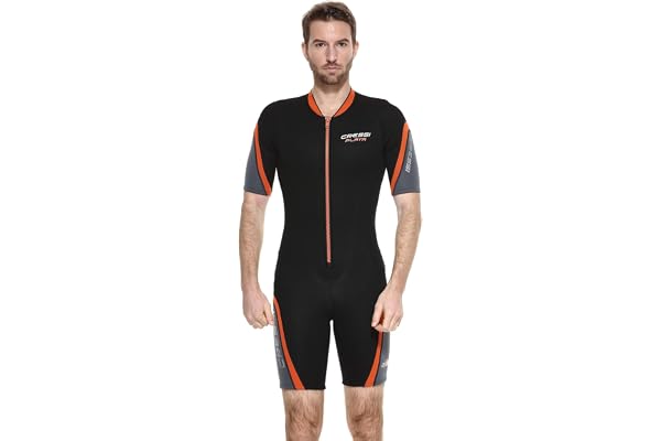 Cressi Playa Man Wetsuit 2.5 mm - Combinaison de Plongé Shorty Premium Néoprène pour Homme