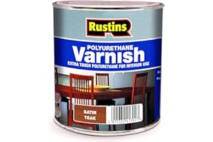 Rustins Polyurethane Varnish Teak Satin 250ml