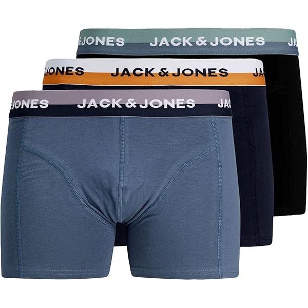 Jack & Jones JACOLIVER PLUS TRUNKS 5 PAC - Onderbroeken - Dark Grey Melange Ja282o0i6 C11