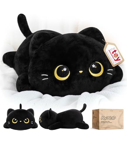 Cuscino Peluche Gatto Snack - Kawaii, Staccabile, Decorativo, Regalo Per Bambini E Ragazzi - Foto 2