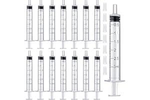 WINBEST 50 Stück Spritzen, 3ml Spritze, Einwegspritzen Ohne Nadel, Kolostrum Spritze, Dosierspritze, Flüssigkeitsmaß Spritzen für wissenschaftliche Labore, Gießen, Nachfüllen, Füttern von Haustieren
