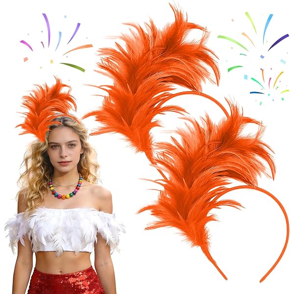 Cerchietto Natalizio A LED Con Piume - Verde E Argento - Accessorio Luminoso Per Bambini E Adulti, Per Feste, Carnevale E Maschere