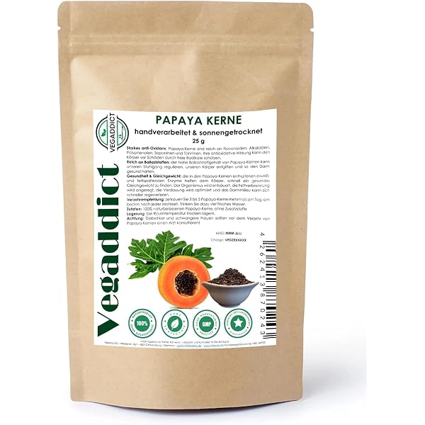 GFOUK Papaya-Samenöl – Hautaufheller, 30 Ml, Bio, Gegen Dunkle Flecken & Große Poren, Für Gesicht & Körper