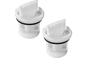 2 Pack Flusensieb Filtersieb Einsatz kompatibel mit Bosch Siemens Constructa Neff für Waschmaschine Waschtrockner 00647920 647920 00605010 605010 00602008