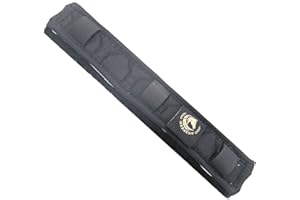 Merauno® - Protector de nuca de piel de cordero - Caballos de piel auténtica para cabestro, puente y cabeza & brida, protección para correas y cadena,lana de cordero disponible en color natural, negro