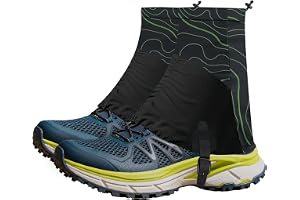 Infreecs Trail Low Gaiters unisex, vattentäta löparskor för löpning, ventilerande låga damasker med halkskydd och krokar, per