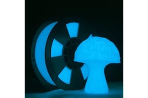 Żarnik ZIRO PLA 1.75mm Żarnik do drukarki 3D PLA PRO 1,75mm Świecący w ciemności Seria kolorów 1KG (2,2lbs), dokładność wymiarowa +/- 0,03mm，GID niebieski