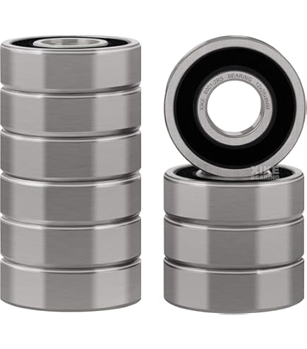 10 Cuscinetti A Sfera 626ZZ 6x19x6mm - Acciaio Cromato, Doppia Guarnizione, Per DIY E Utensili