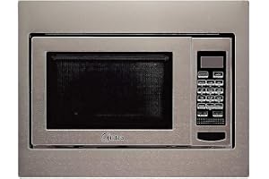 Midea 900W Built In Microwave Oven with 9 Auto Menus (30L, Grill Power: 1100W)