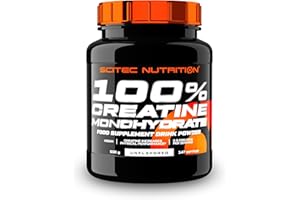 Scitec Nutrition 100% Creatine Monohydrate - Vegan - 3g par portion - Boost de performance pour les exercices de haute intensité - 500g, non aromatisé