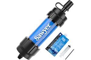 Sawyer Mini Sistema di filtraggio Acqua PointONE Filter Outdoor & Trekking (Blu)