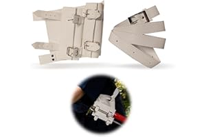 BLACKSMITH WORKS Katana Porte-épée avec ceinture - Ceinture robuste pour un transport confortable - Accessoire parfait pour les amateurs de cosplay et de samouraïs - Accessoire pour les fans de samouraïs (blanc, 2