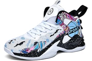 Fashion Modern WORLDLYDA Herren Mode High Top Basketball Schuhe Atmungsaktiv Casual Walk Athletic Basketball Sneakers für Damen und Herren