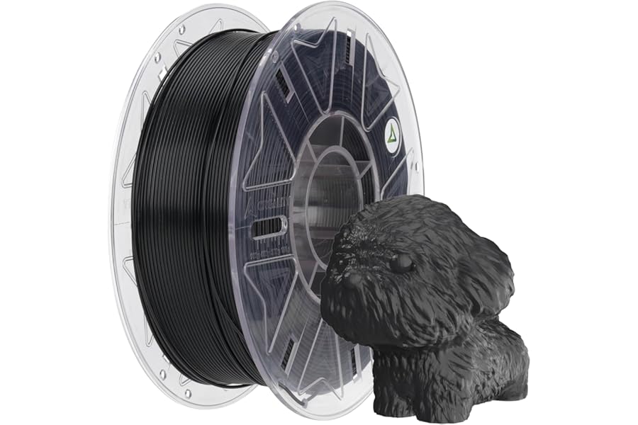 Creality RFID PLA Filament 1.75mm for K2 Plus Combo, 3D Printer Filament PLA for High Speed 30-600mm/s, 1kg(2.2lbs)/Spool Hyper RFID Filament Support CFS, Fits for Most 3D Printers(Black)