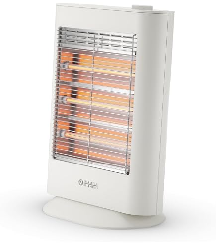 Radiateur Halogène D'Appoint Tristar KA-5129 - 3 Puissances (400/800/1200W), Oscillant, Protection Anti-basculement - 4