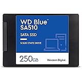 WD Blue SA510 250 GB 2.5" SATA SSD con velocità di lettura fino a 555 MB/s