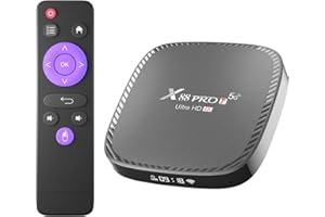 IDEALROYAL Android TV Box 10.0, Android TV Box RAM 2GB ROM 16GB H313 Quad-Core Support 4K 2.4G/5.0G Dual WiFi HD 2.0 Ethernet Smart TV Box