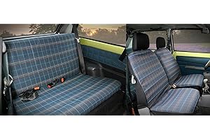 Generico Panda modello 141-141A 4X4 750 1000 prodotte dal 1986 al 2003 Fodere Foderine Coprisedili auto su misura tessuto originale set Copri sedili AK1520