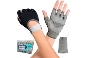 INNOOVEE Guantes Gimnasio Hombre y Mujer,Guante Gym para Levantamiento de Pesas,Guantes Ciclismo Hombre con Protección de Palma para Fitness y Entrenamiento de Crossfit