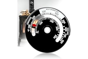 OMCGG Termómetro de estufa (blanco)