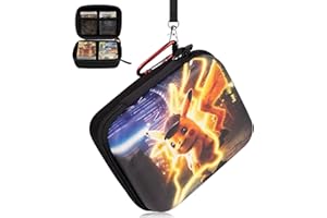 AnnuzoQ Sammelkarten Box,Sammelkarten-Aufbewahrungsboxen,Sammelkarten-Tragetasche,Kann über 400+ Karten Halten