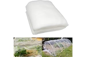LINSOCLE Filet Anti Insecte 3m x 10m, Filets pour Jardin, Filet Anti Insecte Potager, Maille Fine Anti-Insecte en Maille pour la Protection des Plantes, Fleurs, Légumes et Fruits