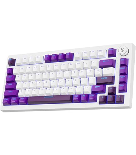 YUNZII KC84 84 Keys Hot Swappable Wired Mechanical Keyboard with