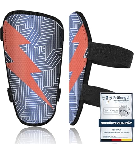 Schienbeinschoner Kinder Fußball - Atmungsaktiv Mit Wabenpads Für Sport Und Outdoor