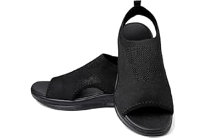 NUTTOPL Sandalias Mujer Casuales Sandalias Zapatos de Playa Sandalias de Senderismo en Verano Color Sólido Malla Transpirable Ligero y Cómodo
