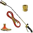 AB Tools Gas Torch Burner 2m Hose Roofer Plumber Weed Propane & Regulator