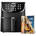 COSORI Friggitrice ad Aria 5,5 Litri, 13 in 1 forno elettrico, 85% Meno Olio,1700W, 75-205°C,100 ricette cartacee [italiano],