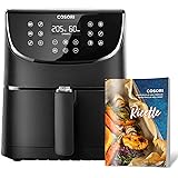 COSORI Friggitrice ad Aria 5,5 Litri, 13 in 1 forno elettrico, 85% Meno Olio,1700W, 75-205°C,100 ricette cartacee [italiano],