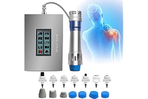 Shockwave Therapy Device, Focused Shockwave Therapy Machine Med 7 Massagehuvuden, Smärtlindring Djup Muskelmassager, Djup Fysioterapi/säg Adjö Till Sub-hälsa, För Skönhetssalongen