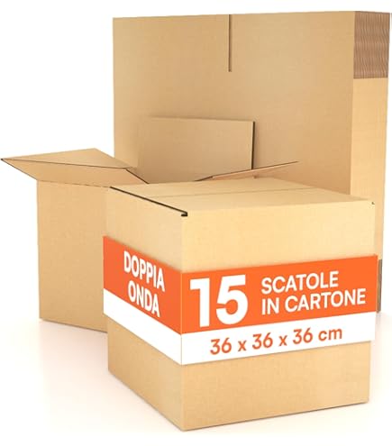 Scatole Cartone Piccole 50 Scatole Da Spedizione Ondulate 8x5x4