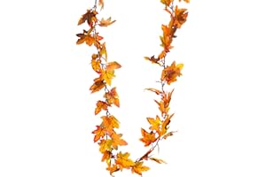 HEITMANN DECO Łańcuch świetlny LED z liśćmi klonu – jesienna girlanda dekoracyjna z 20 diodami LED – zasilanie bateryjne; wewnątrz