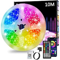 10m RGB LED Streifen Set – 60 LED/m, IP20, Mit Fernbedienung, Controller & 12A Netzteil
