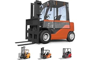 Jiawu Couvercle de Chariot élévateur, Housse de Cabine de Chariot élévateur Transparente Universel, Couvercle de Chariot élévateur pour la Pluie, étanche, Protection UV Tout Temps