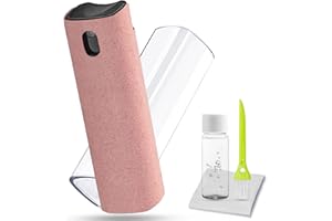 DAUMEIQH Touch Screen Mist Spray detergente per schermo, kit di pulizia per laptop per telefono elettronico, iPhone, iPad, computer, tablet, MacBook, TV, schermi, monitor, occhiali - rosa