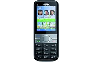 MICROSOFT Nokia C5 Smartphone (5,6 cm (2,2 Zoll) Display, Bluetooth, 3,2 Megapixel Kamera) schwarz